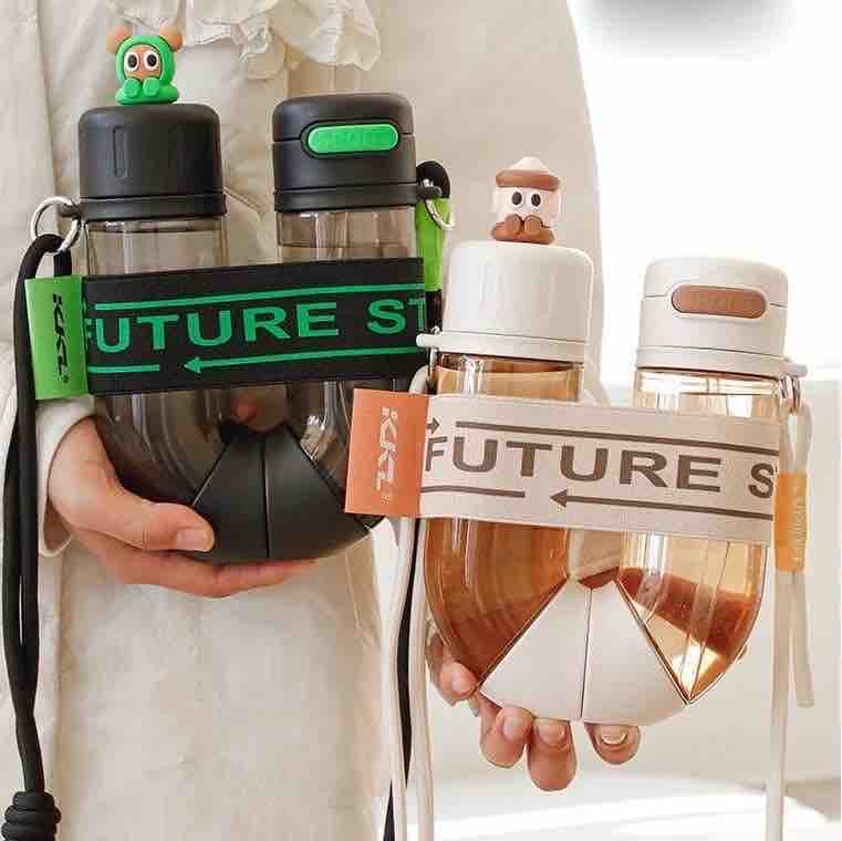 Water Bottle | Style 10 | Color as per Stock dispatched | Pack of 1 Pc