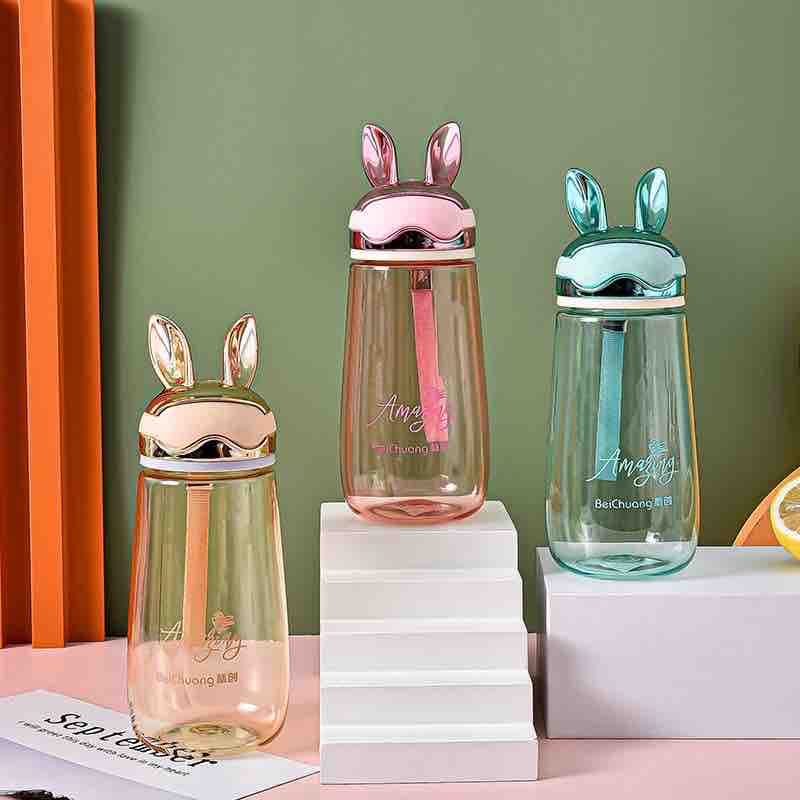 Water Bottle | 600 ml | Style 2 | Color as per Stock dispatched | Pack of 1 Pc