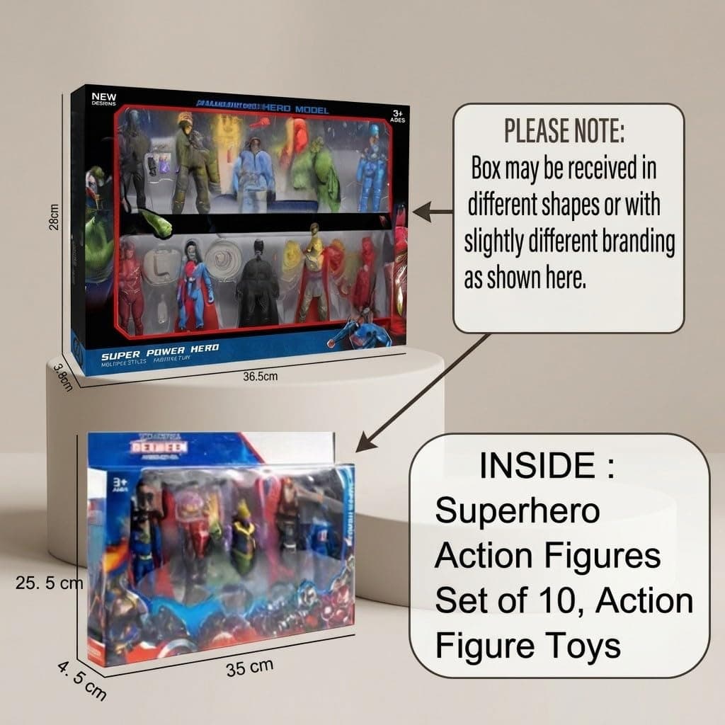 Avengers Superhero Action Figures Set of 10, Action Figure Toys — view 2