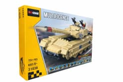 LEGO Style Multificence Building Blocks Tank Set | 724+ Pieces | 13 Different Shapes | Ages 6+ | Model 31038