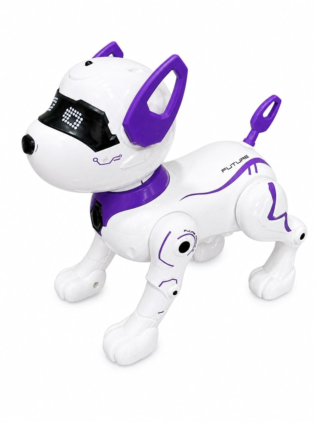 Stunt Robotic Dog Toy for Kids | Remote Control Smart Robot Dog with Music, Dance, Storytelling & Programmable Actions | Rechargeable Interactive Walking Pet Toy for Boys & Girls (Purple)