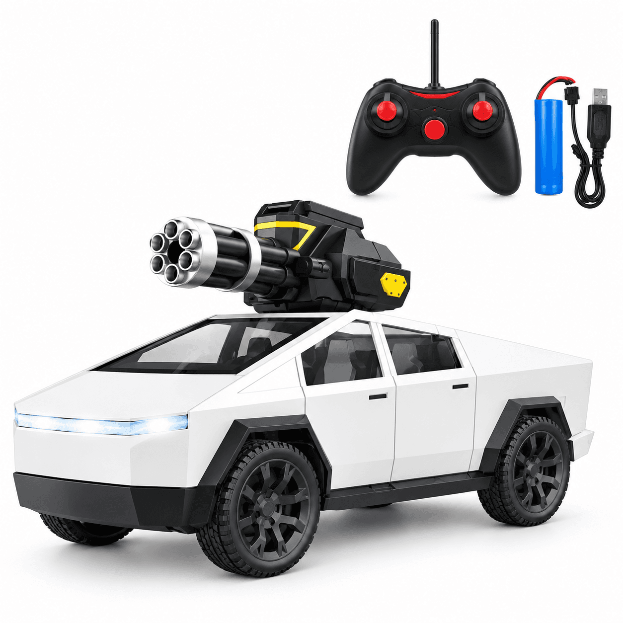 RC Pickup Truck with Mist Spray | 2.4GHz Wireless Remote Control | Rechargeable High-Speed Toy Car for Boys & Girls (3+ Years) | 26.5 cm