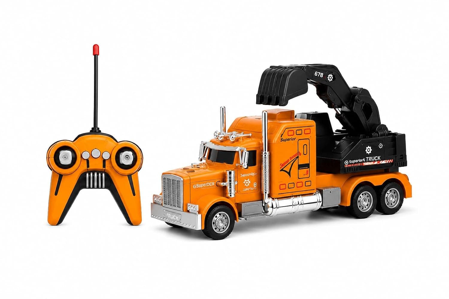 Truck JCB Remote Control JCB Excavator Construction Vehicle Toy for Kids