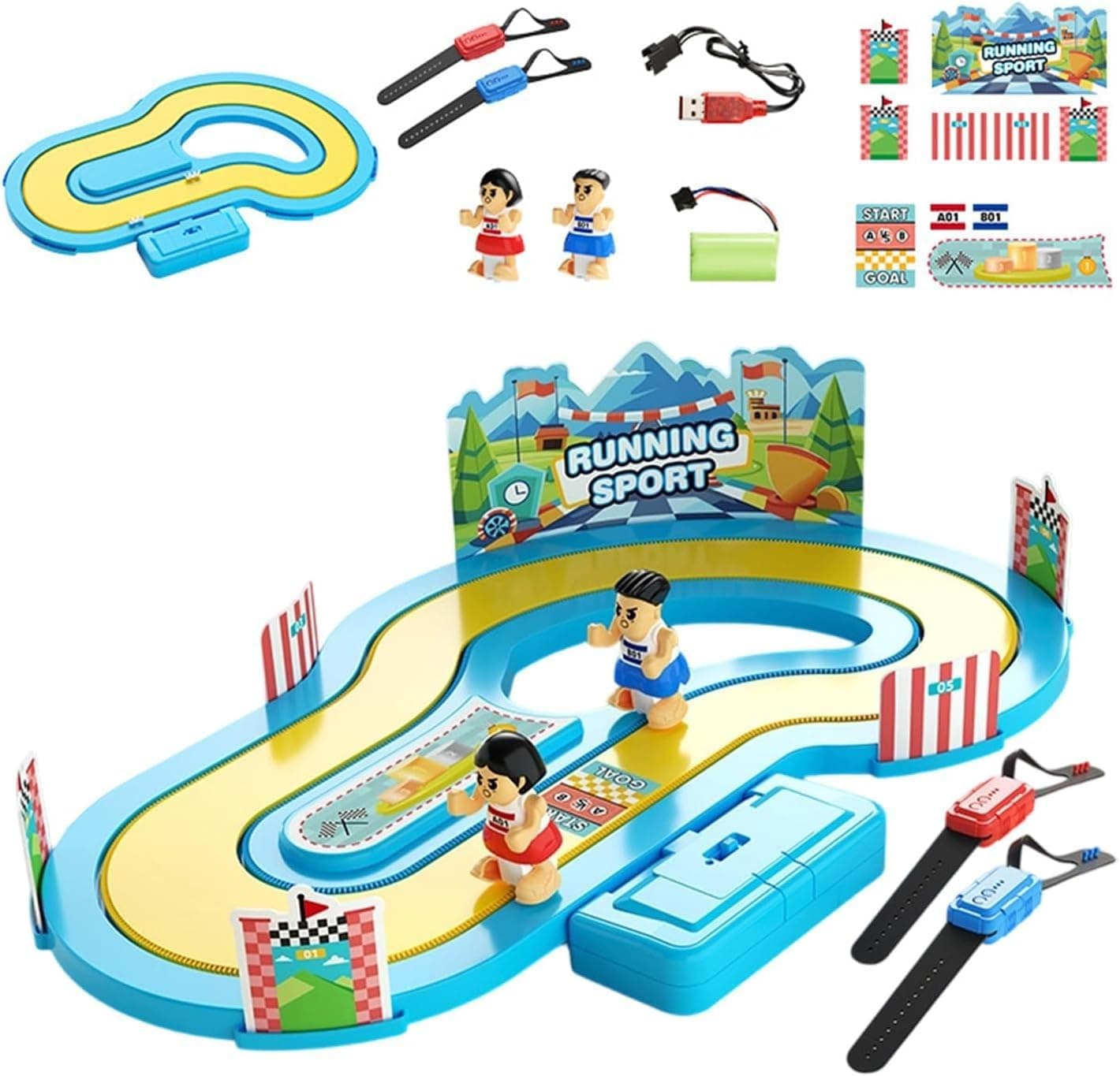Kidoyz Homero Wireless Motion Sensor Racing Game Toy Set 2 Player Birthday Gift