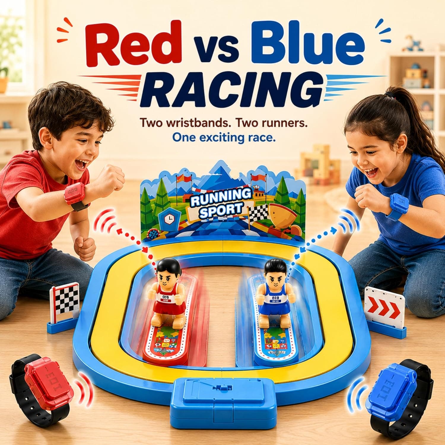 Kidoyz Homero Wireless Motion Sensor Racing Game Toy Set 2 Player Birthday Gift — view 4