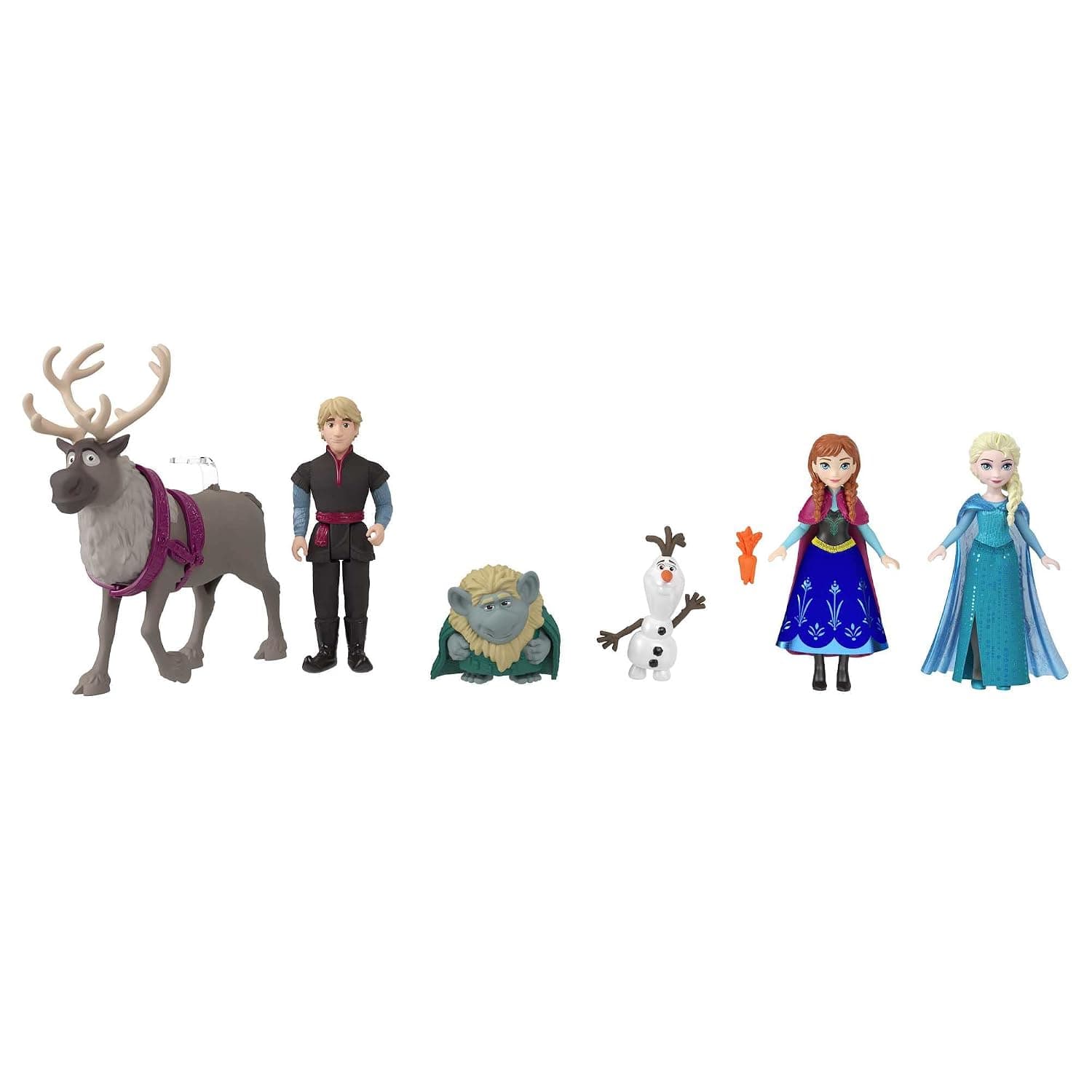 Disney Frozen Toys, Frozen Story Pack with 6 Key Characters, Small Dolls, Figures and Accessories Inspired by Disney Frozen Movies, Gifts for Kids — view 7