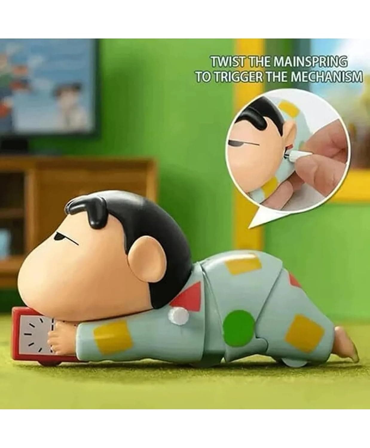 SHINCHAN Wind-Up Crawling Cartoon Boy Toy, No Batteries Required (Wind Up Toy) — view 3
