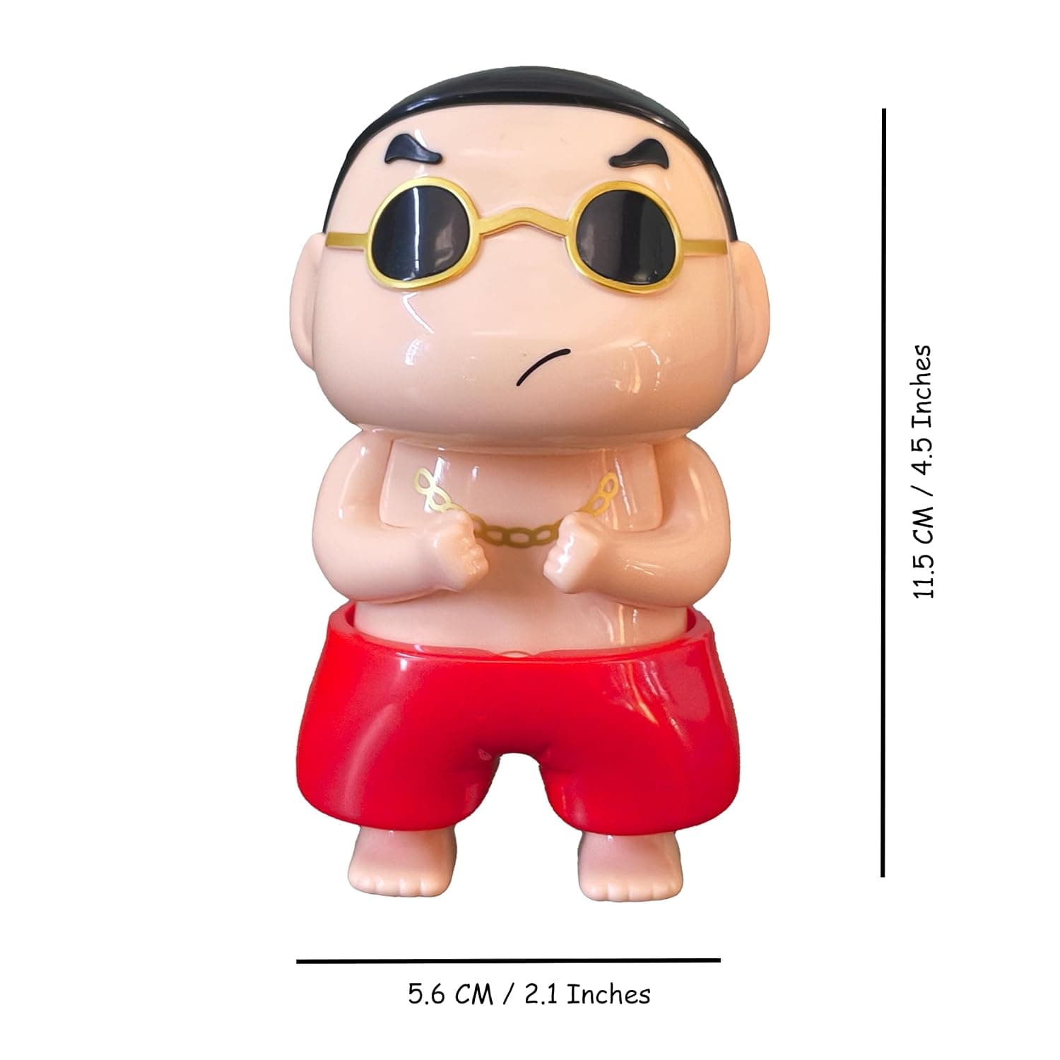 PRANK PISSING - Susu Shin-chan Toy - Interactive Mini Water Spray Squeeze - Refillable Water Prank Toy for Kids & Adults - Hilarious Desktop Decor & Gag Gift - 11cm (Susu Edition) — view 6