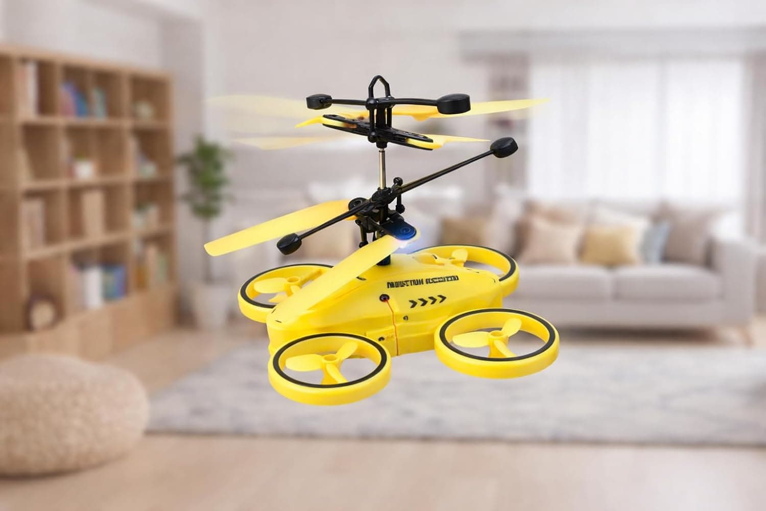 Drone for Kids with Hand Sensor & Remote Control, Rechargeable Light-Up Helicopter for Indoor Play, Birthday Gift for Boys & Girls (5–14 Years) — view 6