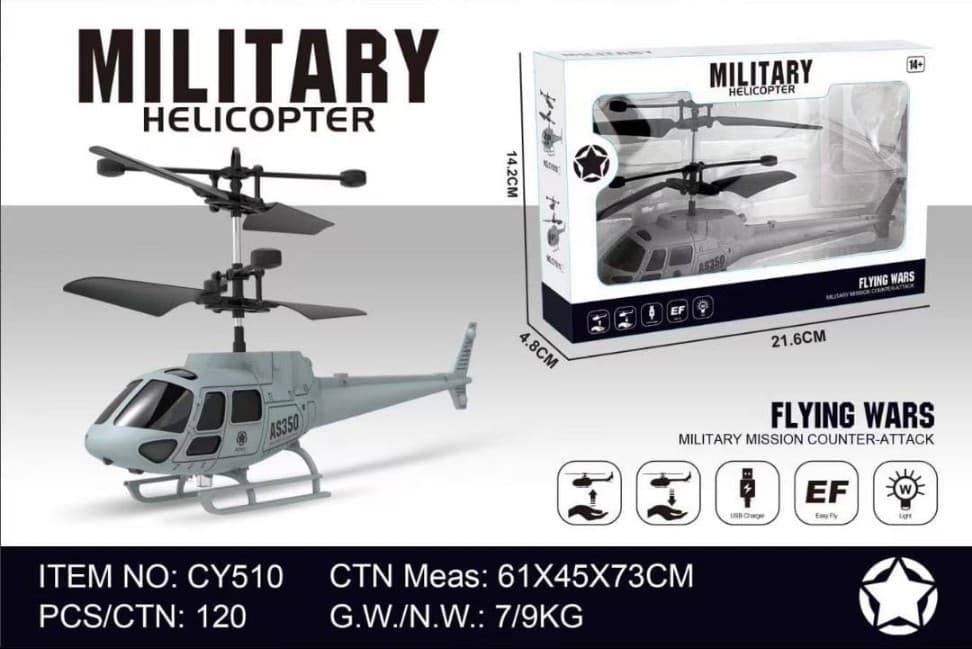 Advance Gravity vacant Remote Control Helicopter, Remote 27 MHz frequency, Gravity vacant 4.03, safety sensor, LED Lights, Rechargeable Battery, Light weight 15 grams, Light Gray, 5 Years and Up — view 5