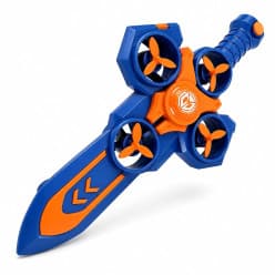 KIDOYZ 2-in-1 Inertia Spin Sword Playset (Pack of 1) – Spin, Roll & Battle Friction Spinning Toy Daggers for Kids (Ages 3+)