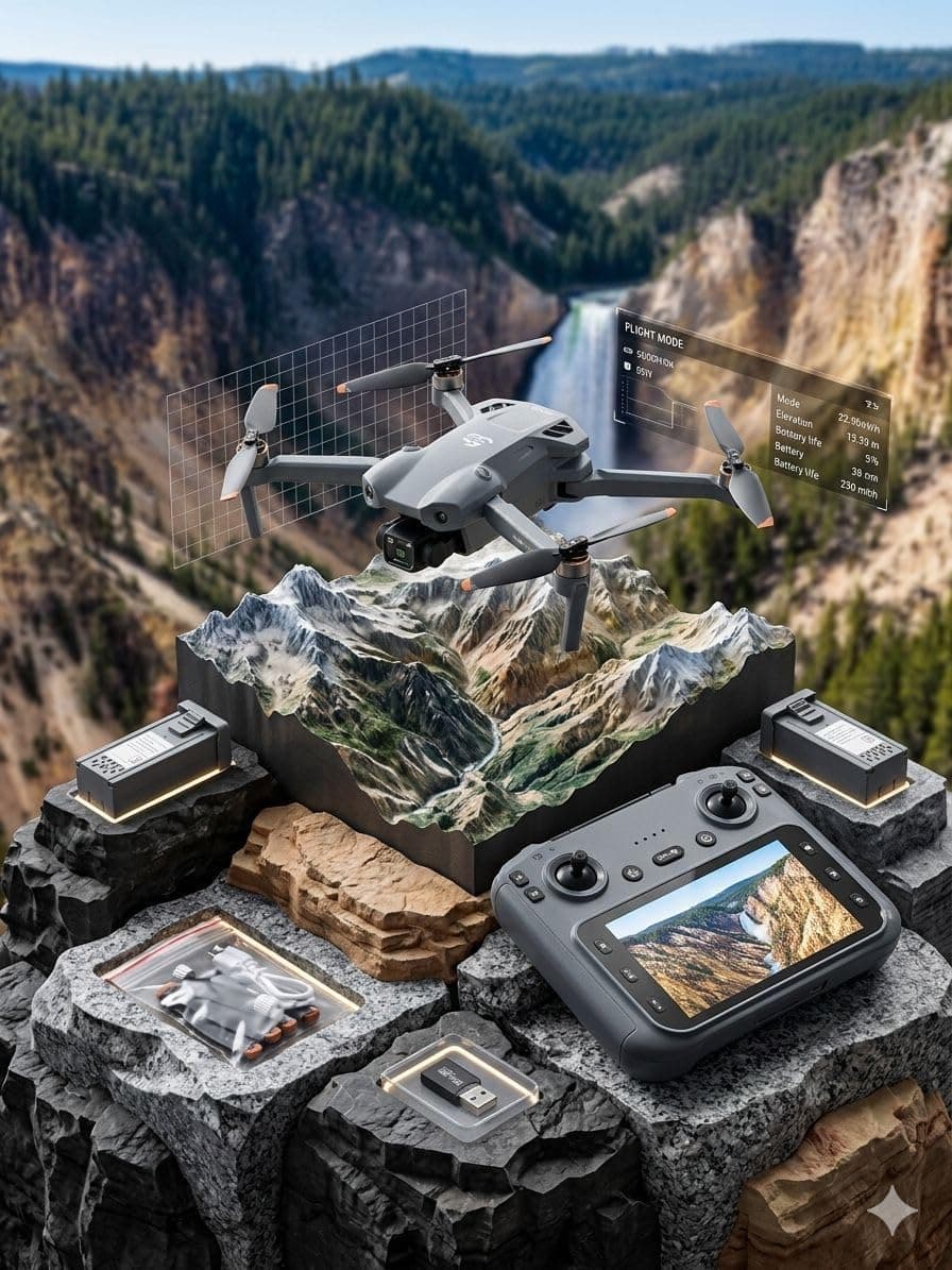 GT50 Pro 360° Drone with Extra-Large Screen | Drone with 4k Camera Foldable 1080P HD Drone with FPV Live Video, Smart Gestures Selfie, Altitude Hold, One Key Take Off/Landing, 3D Flips — view 6