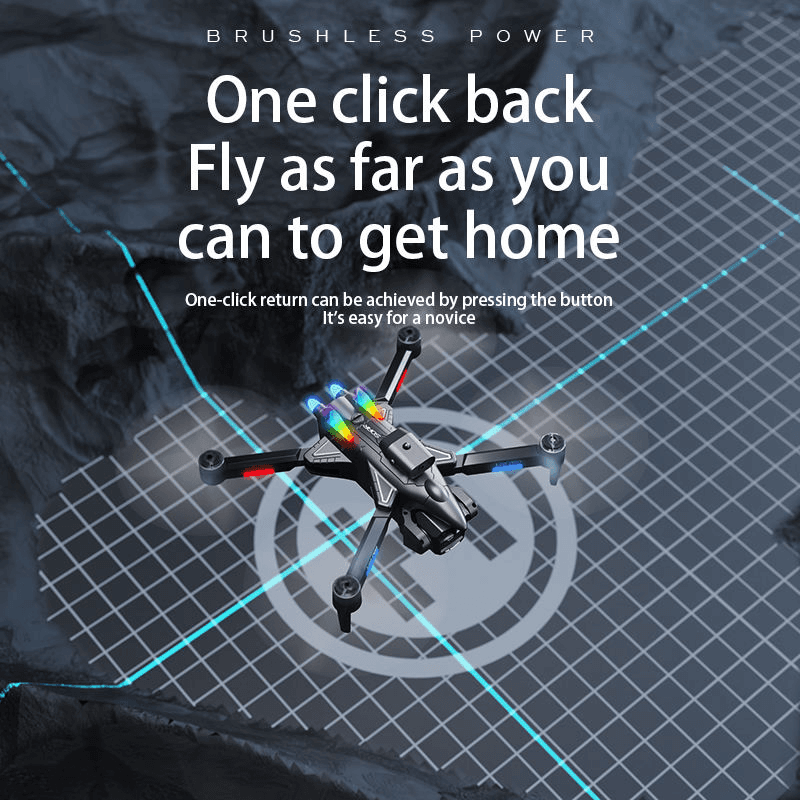 L22 Pro Drone 4k Hd Dual Camera Brushless Motor Remote Control Helicopter Rc Quadcopter Foldable — view 4