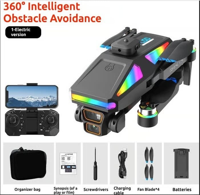 S5hp Gps Drone With Dual 8k Camera, Gps Positioning, Single Battery, Foldable Premium Rc Quadcopter for Aerial Photography & Beginners — view 2