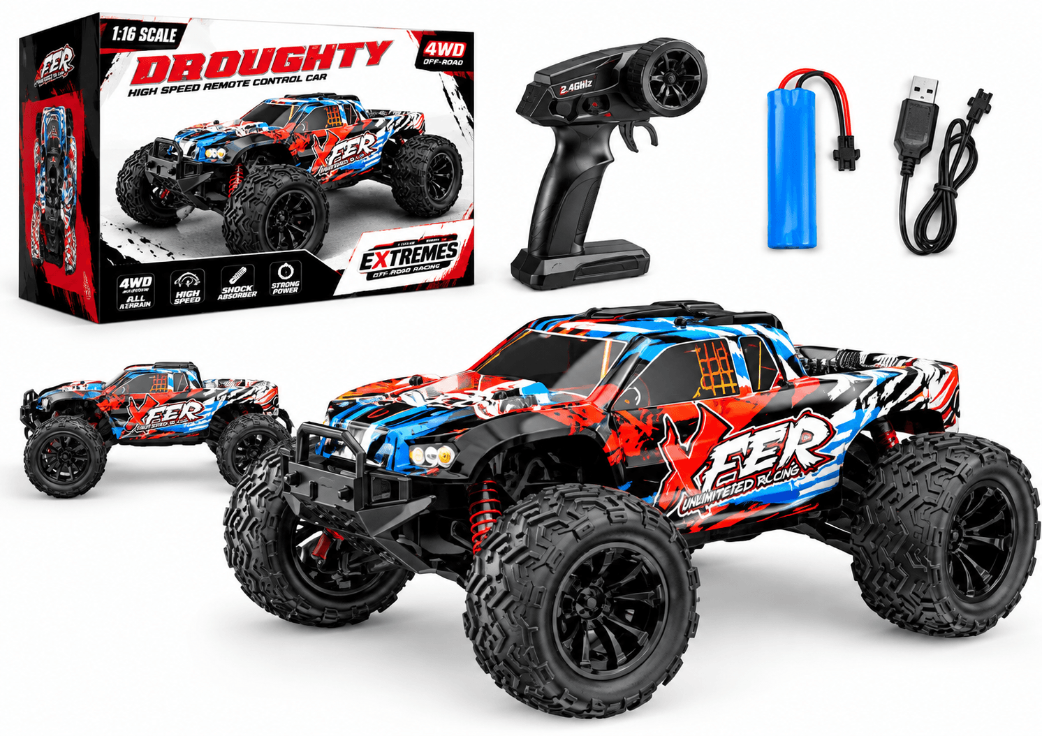 RC 45 KMPH Hobby Grade Car | High Speed Remote Control Car