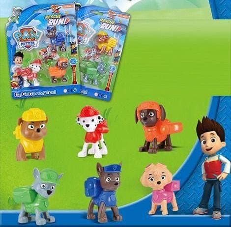 Paw Patrol Action Figures Set | Rescue Pups Toy for Kids