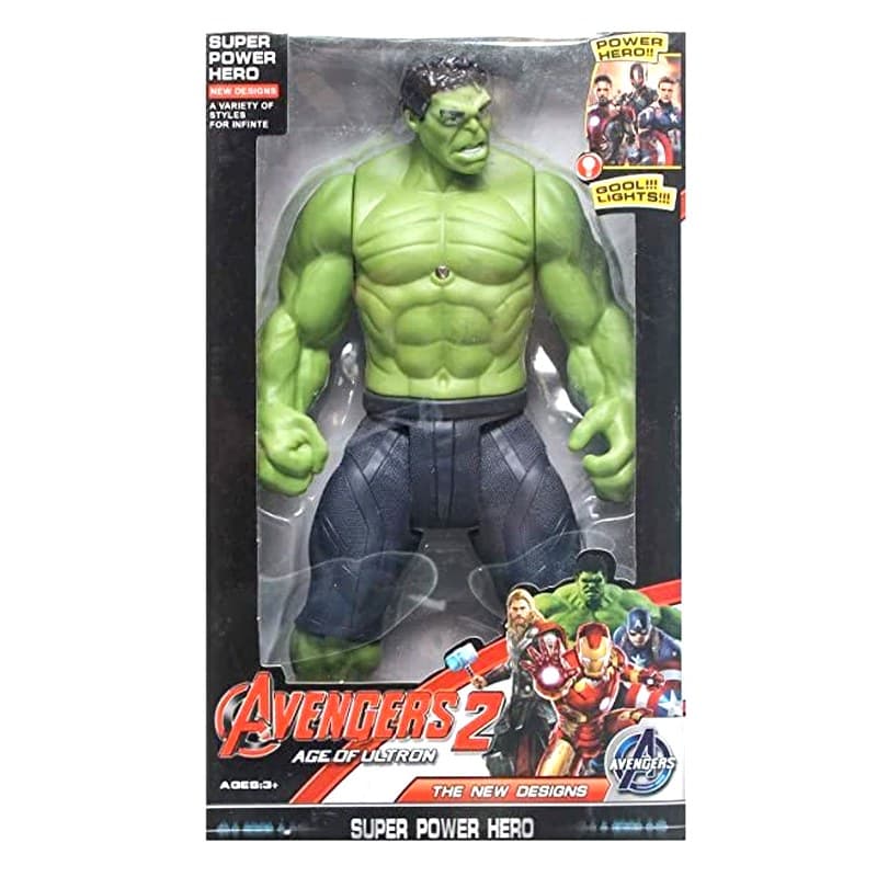 Avengers 4 Age of Ultron Series 20cm Hulk Action Figure Toy (Green)
