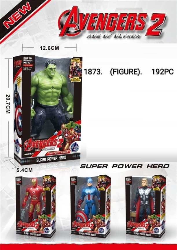 Avengers 4 Age of Ultron Series 20cm Thor Action Figure Toy (Black) — view 3