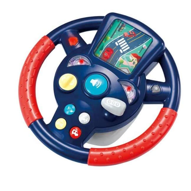 Little Driver Steering Wheel Toy with Lights & Sounds | Driving Simulator for Kids | Color as per Stock dispatched — view 2
