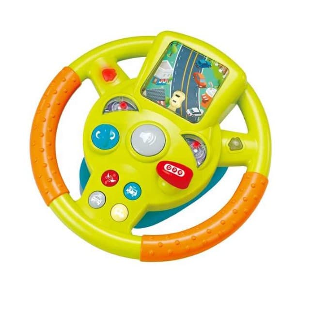Little Driver Steering Wheel Toy with Lights & Sounds | Driving Simulator for Kids | Color as per Stock dispatched — view 3
