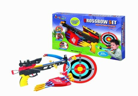 Kids Crossbow Set with Target Board & Suction Darts | Archery Toy Set — view 2