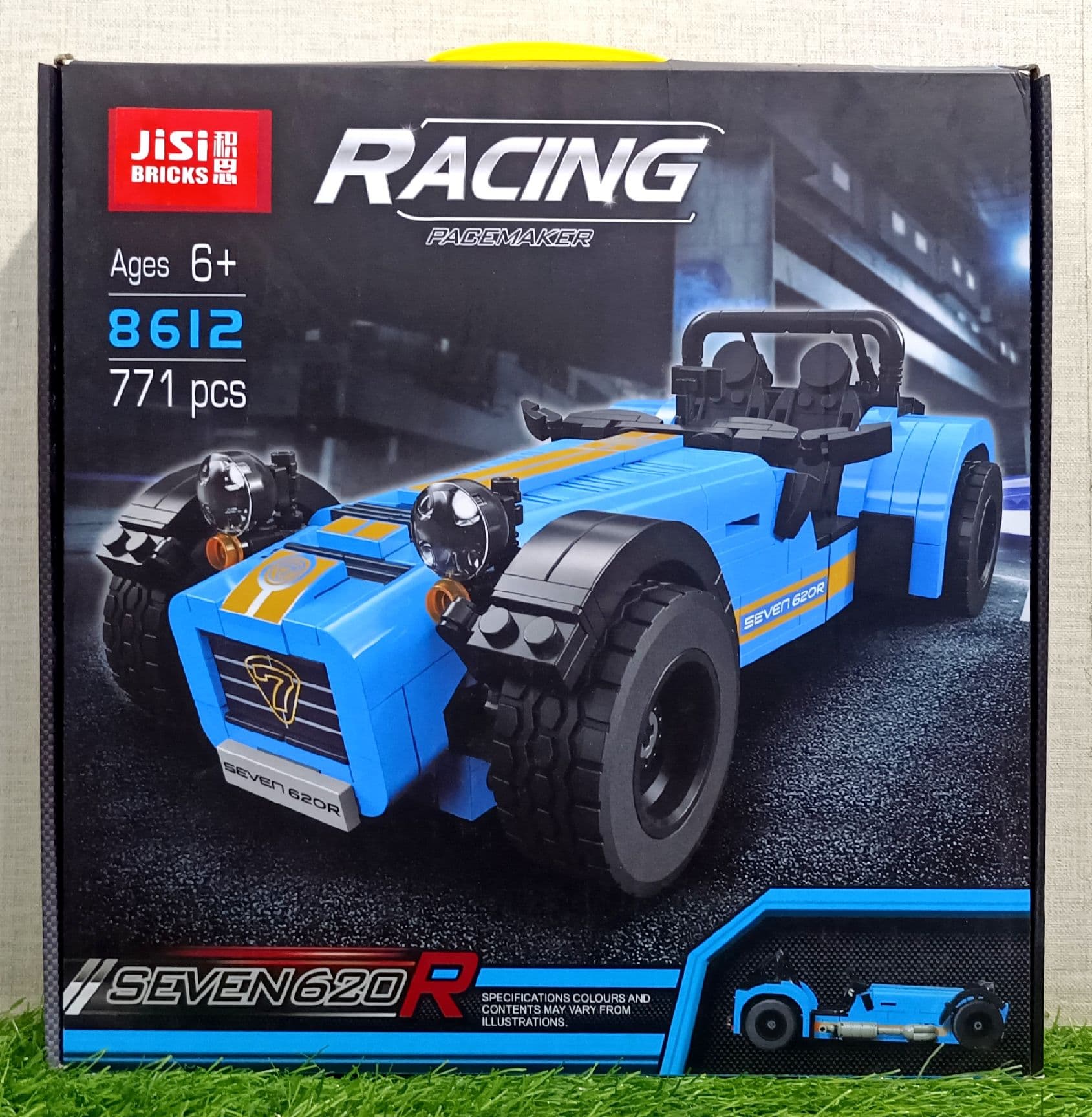 Lego Style Vintage Racing Car Building Blocks Set (771 Pcs) | Seven 620R Sports Car Model — view 2