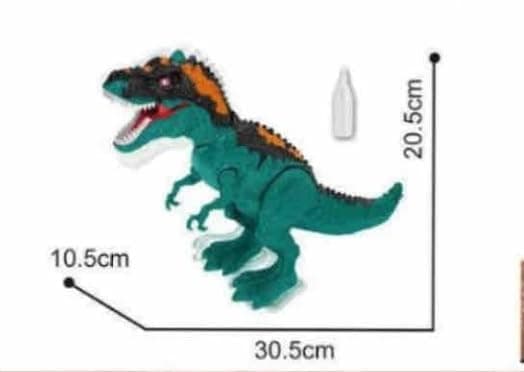 Remote Control Dinosaur Toy with Lights and Sound Multicolour Walking T-Rex for Kids Ages 3+ — view 2