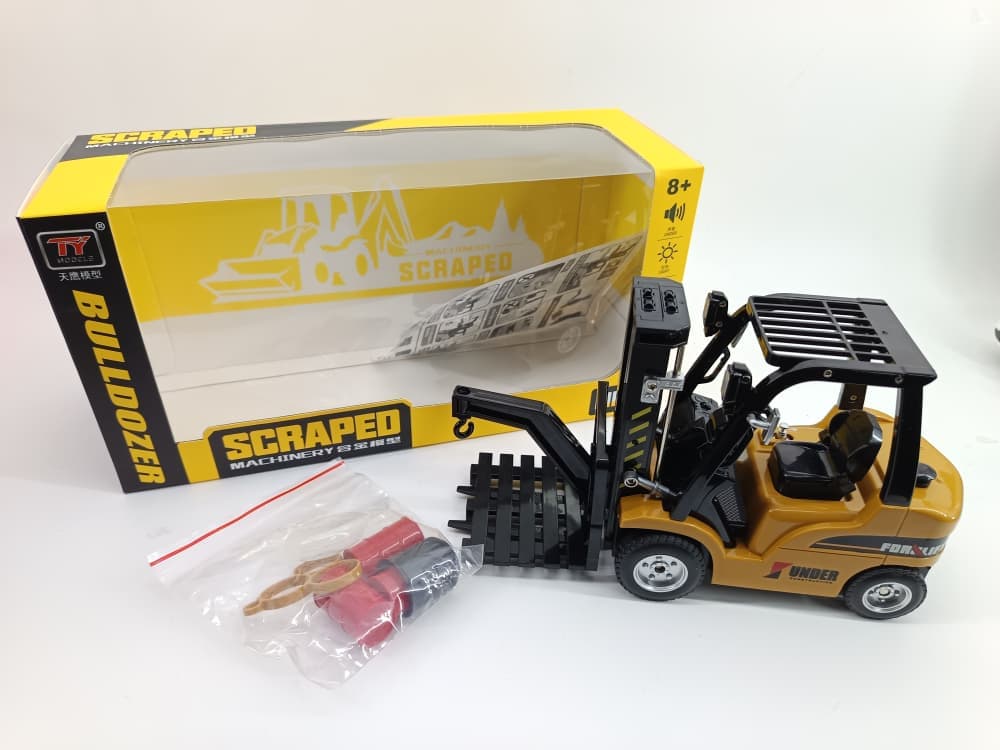 Kidoyz Crane Die-Cast Metal Crane Toy | Large Alloy Scale Model Crane | Collectible Vehicle Toy for Kids