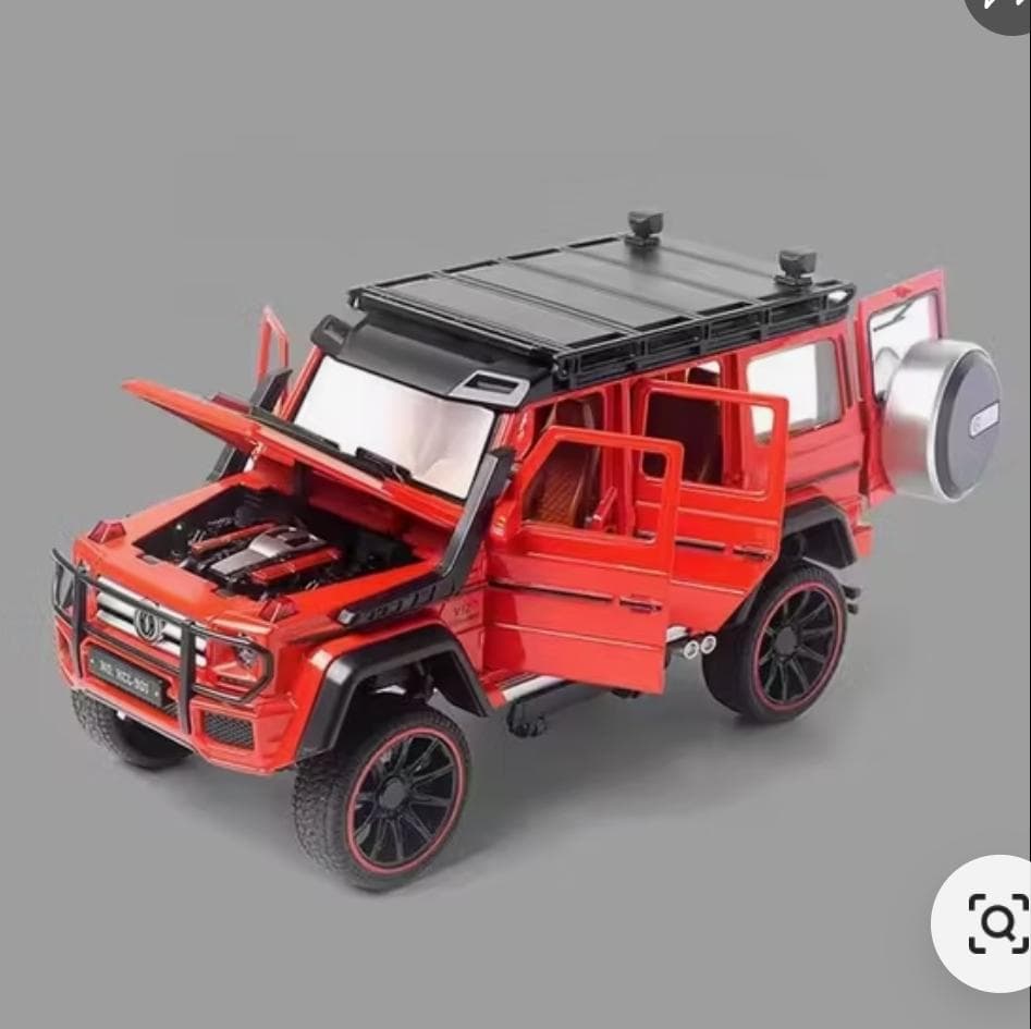 Kidoyz G-Wagon Die-Cast Metal Toy Car | Large Alloy Model Car | Collectible Car Toy for Kids | Color As Per Stock — view 3