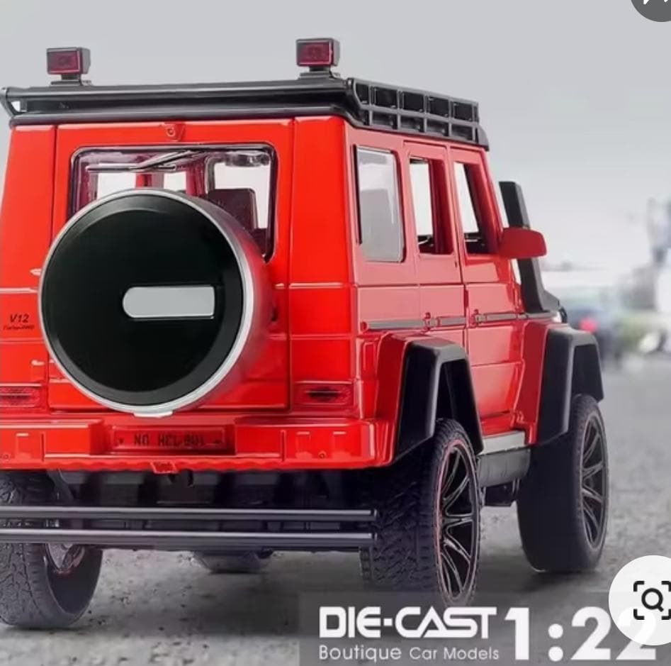 Kidoyz G-Wagon Die-Cast Metal Toy Car | Large Alloy Model Car | Collectible Car Toy for Kids | Color As Per Stock — view 4