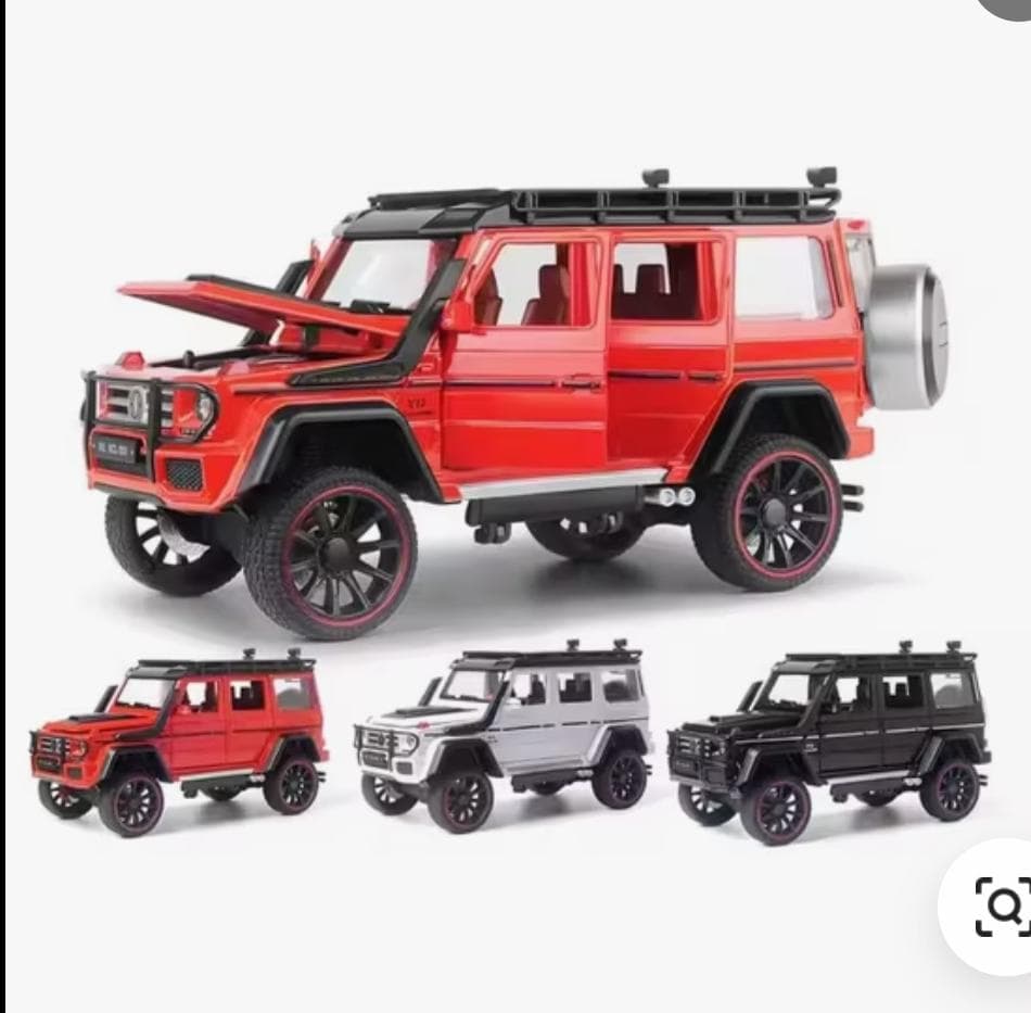 Kidoyz G-Wagon Die-Cast Metal Toy Car | Large Alloy Model Car | Collectible Car Toy for Kids | Color As Per Stock — view 5