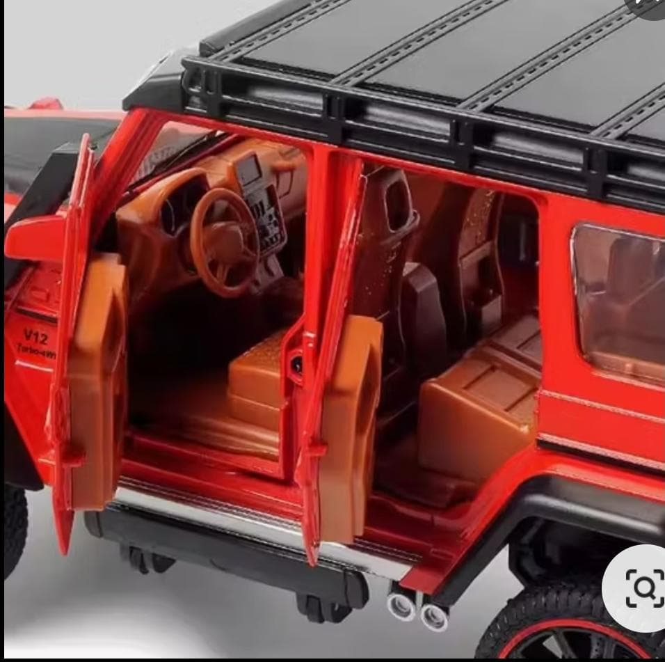 Kidoyz G-Wagon Die-Cast Metal Toy Car | Large Alloy Model Car | Collectible Car Toy for Kids | Color As Per Stock — view 6