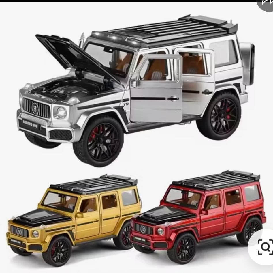 Kidoyz G-Wagon Die-Cast Metal Toy Car | Large Alloy Model Car | Collectible Car Toy for Kids | Color As Per Stock — view 7