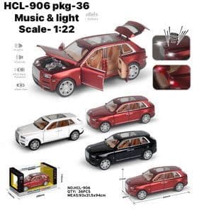 Kidoyz Cullinan Die-Cast Metal Toy Car | Large Alloy Model Car | Collectible Car Toy for Kids | Color As Per Stock — view 2