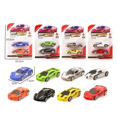 Kidoyz Double Top Speed Die-Cast Metal Toy Car | Alloy Model Car | Collectible Car Toy for Kids | Color As Per Stock