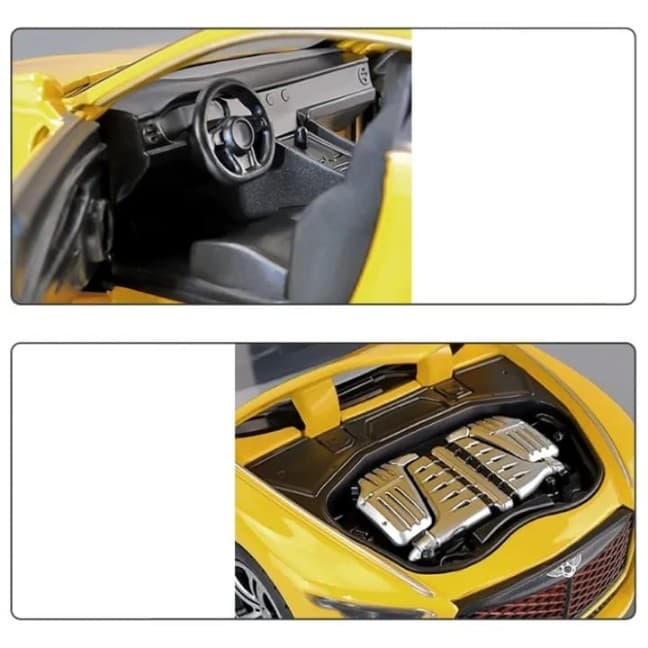 Kidoyz Bentley Die-Cast Metal Toy Car | Medium Alloy Model Car | Collectible Car Toy for Kids | Color As Per Stock — view 4