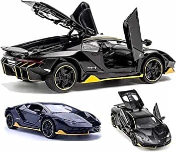Kidoyz Lamborghini Die-Cast Metal Toy Car | Medium Alloy Model Car | Collectible Car Toy for Kids | Color As Per Stock — view 4
