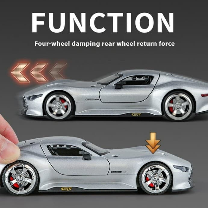 Kidoyz AMG Die-Cast Metal Toy Car | Medium Alloy Model Car | Collectible Car Toy for Kids | Color As Per Stock — view 4