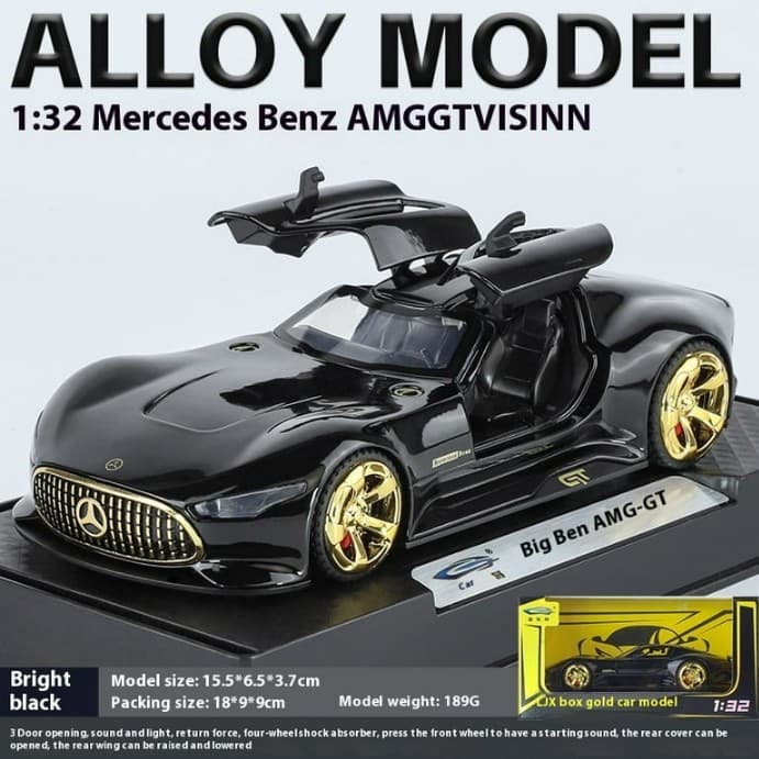 Kidoyz AMG Die-Cast Metal Toy Car | Medium Alloy Model Car | Collectible Car Toy for Kids | Color As Per Stock — view 5
