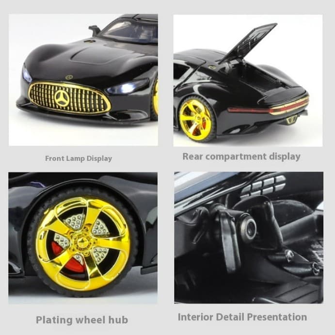Kidoyz AMG Die-Cast Metal Toy Car | Medium Alloy Model Car | Collectible Car Toy for Kids | Color As Per Stock — view 11