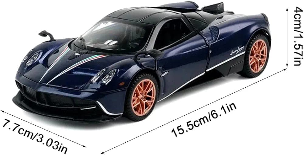 Kidoyz Pagani Die-Cast Metal Toy Car | Medium Alloy Model Car | Collectible Car Toy for Kids | Color As Per Stock — view 5