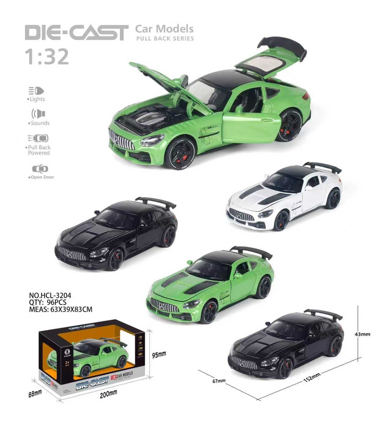 Kidoyz GT Die-Cast Metal Toy Car | Medium Alloy Model Car | Collectible Car Toy for Kids | Color As Per Stock — view 2