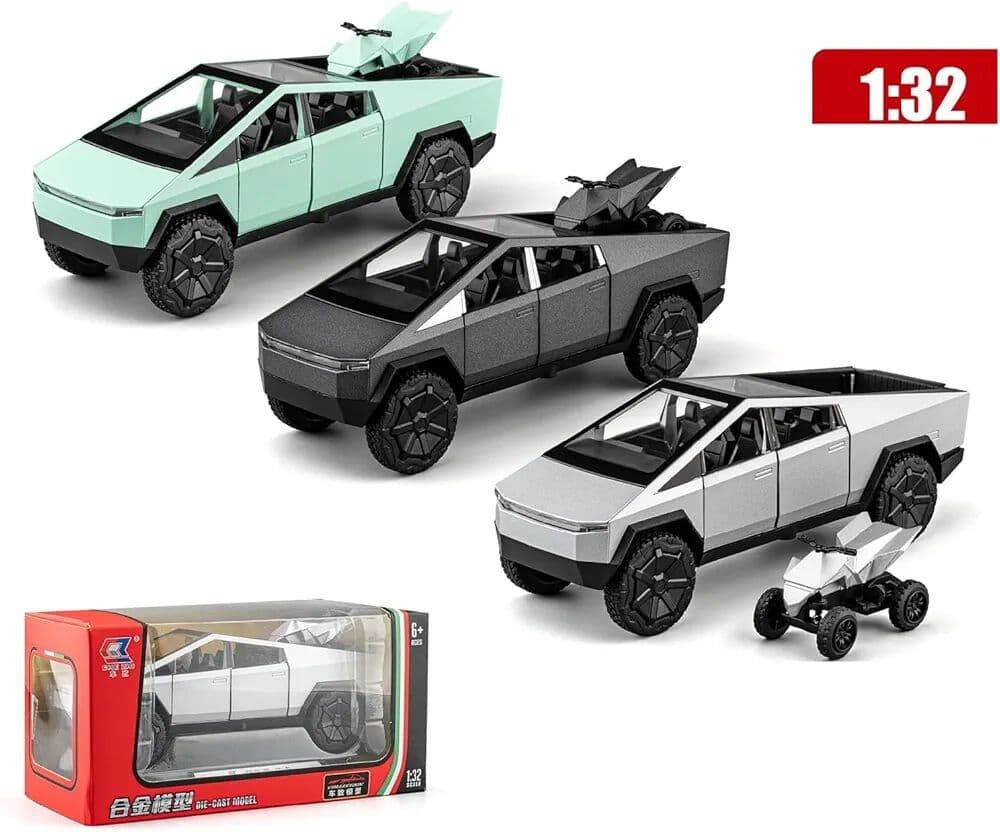 Kidoyz Tesla Die-Cast Metal Toy Car | Medium Alloy Model Car | Collectible Car Toy for Kids | Color As Per Stock — view 2