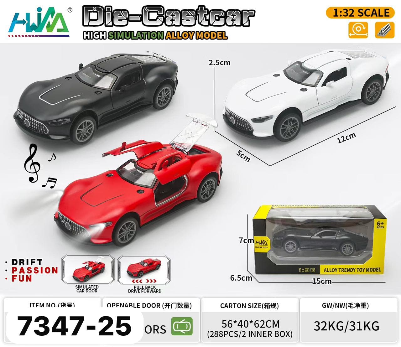 Kidoyz Mercedes Die-Cast Metal Toy Car | Small Alloy Model Car | Collectible Car Toy for Kids | Color As Per Stock — view 2