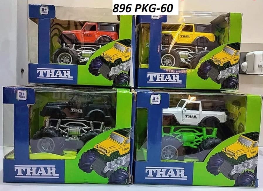 Kidoyz SUV Thar Die-Cast Metal Toy Car | Alloy Model Car | Collectible Car Toy for Kids | Color As Per Stock — view 2