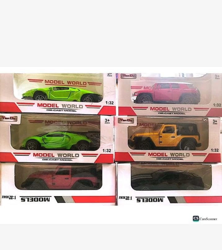 Kidoyz Model White Die-Cast Metal Toy Car | Small Alloy Model Car | Collectible Car Toy for Kids | Color As Per Stock — view 4