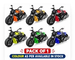 Kidoyz 1:12 Motorcycle Die-Cast Metal Motorcycle Toy | Small Alloy Scale Model Motorcycle | Collectible Vehicle Toy for Kids | Color As Per Stock