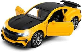 Kidoyz Die-Cast Camaro Die-Cast Metal Toy Car | Small Alloy Model Car | Collectible Car Toy for Kids | Color As Per Stock