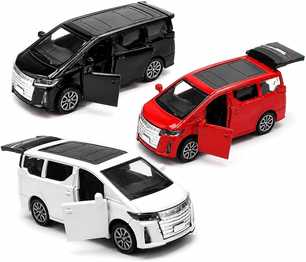 Kidoyz Die-Cast Alphard Die-Cast Metal Toy Car | Small Alloy Model Car | Collectible Car Toy for Kids | Color As Per Stock