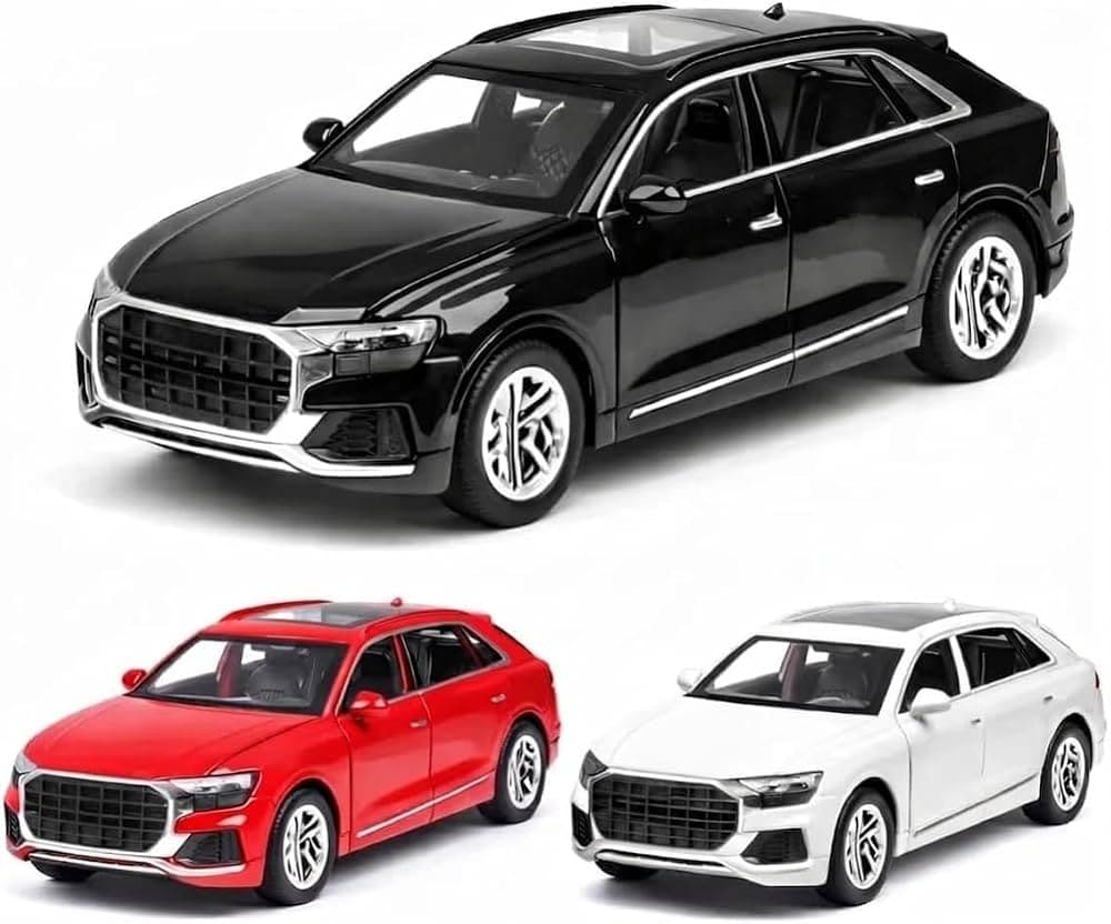 Kidoyz Audi Die-Cast Metal Toy Car | Small Alloy Model Car | Collectible Car Toy for Kids | Color As Per Stock